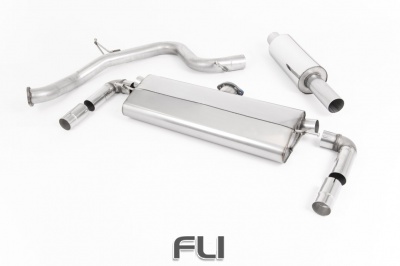 Catback - Resonated - ECE - with GT-100 Burnt Titanium