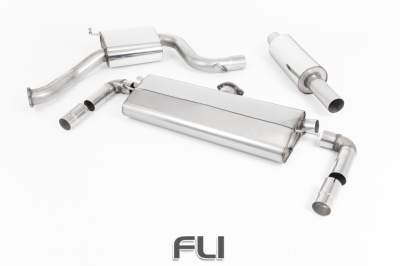 Catback - Resonated (ECE) with GT-100 Burnt Titanium