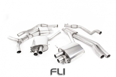 Catback Resonated ECE - Titanium Oval Trims