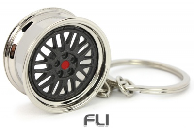 CK-BR059GR LM wheel keychain (grey)