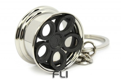 CK-BR061GR LR 2.0 wheel keychain (grey)