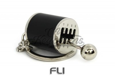 CK-BR121BL Gear box keychain (black)