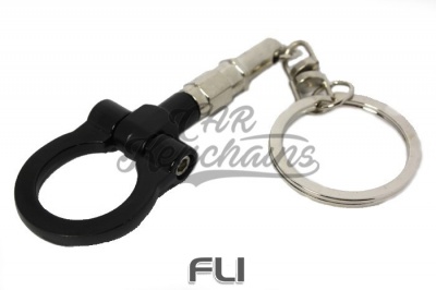 CK-BR200BL Tow hook keychain (black)