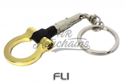 CK-BR200G Tow hook keychain (gold)