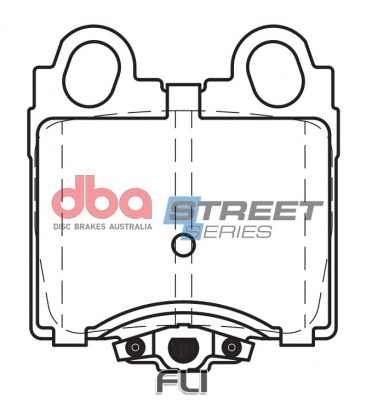 DB1416SS Brake Pads Street Series Ceramic - Rear