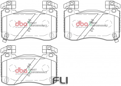 Brake Pads Street Performance | Front Axle