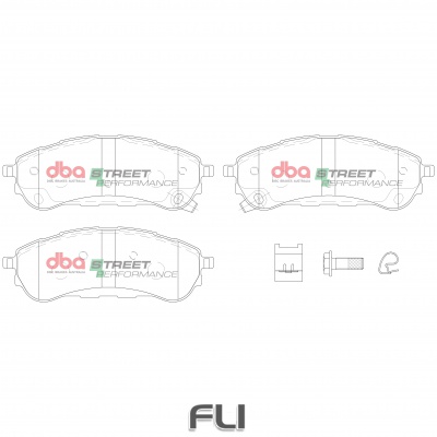 Brake Pads Street Performance | Rear Axle