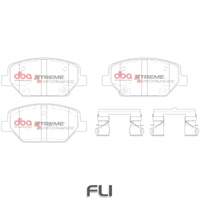 Brake Pads Xtreme Performance | Front Axle