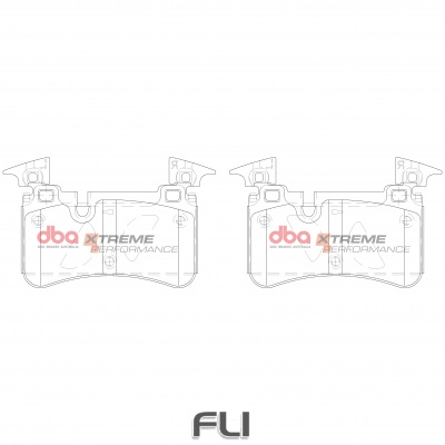 Brake Pads Xtreme Performance ECE R90 certified | Rear Axle