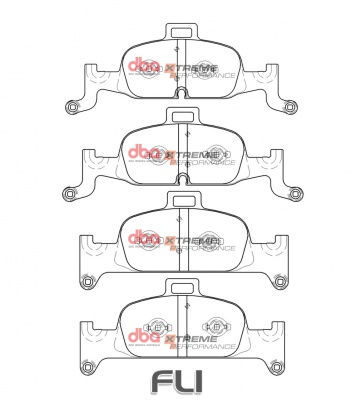 Brake Pads Xtreme Performance | Front Axle