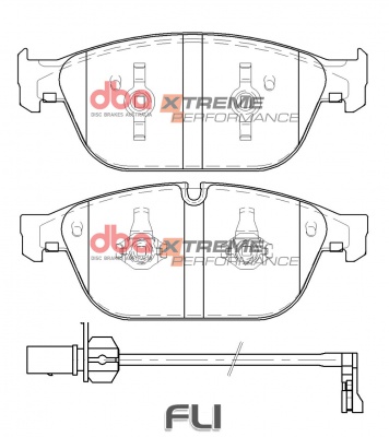 Brake Pads Xtreme Performance | Front Axle