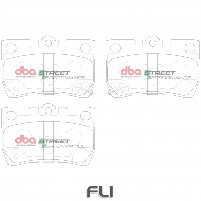 Brake Pads Street Performance | Rear Axle