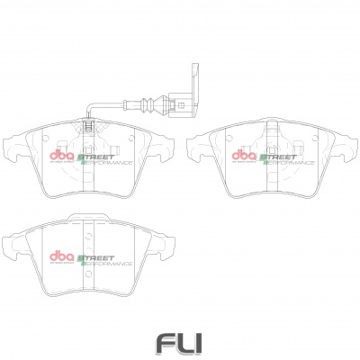 Brake Pads Street Performance | Front Axle
