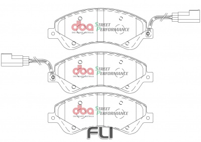 Brake Pads Street Performance | Front Axle