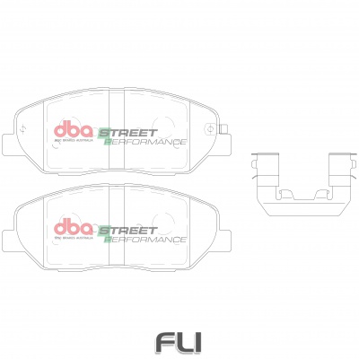 Brake Pads Street Performance | Front Axle