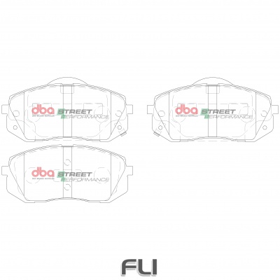 Brake Pads Street Performance | Front Axle