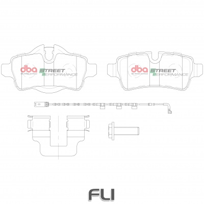 Brake Pads Street Performance | Rear Axle