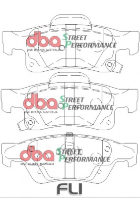 Brake Pads Street Performance | Rear Axle