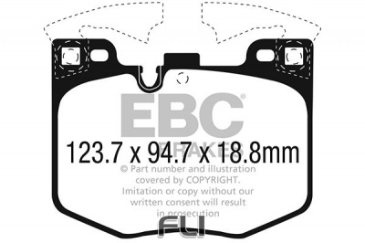 EBC Bluestuff Racing Remblokken DP52302