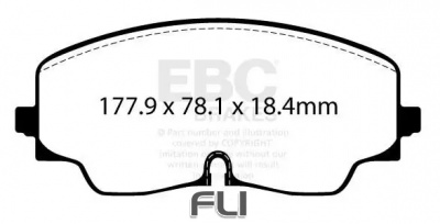 EBC Bluestuff Racing Remblokken DP52448