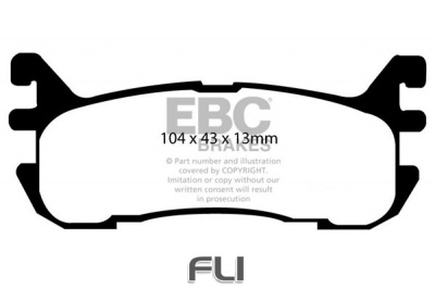 EBC DP1003 standaard Remblokken