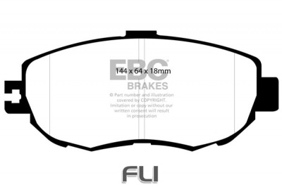 EBC DP1006 standaard Remblokken