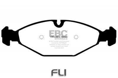 EBC DP1009 standaard Remblokken