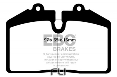EBC DP1013 standaard Remblokken