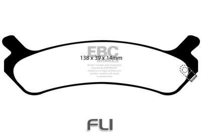 EBC DP1017 standaard Remblokken