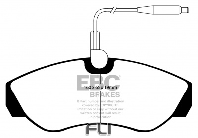 EBC DP1025 standaard Remblokken