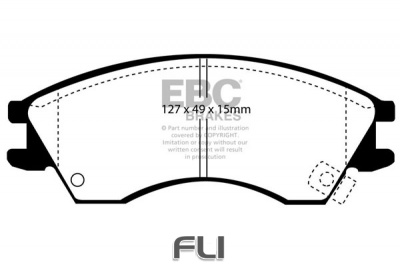 EBC DP1029 standaard Remblokken