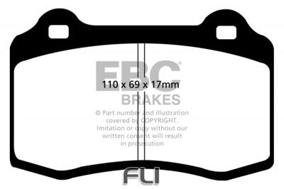 EBC DP1031 standaard Remblokken
