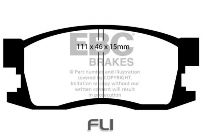 EBC DP1034 standaard Remblokken