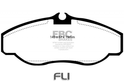 EBC DP1037 standaard Remblokken