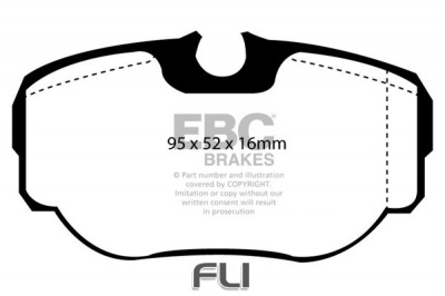 EBC DP1038 standaard Remblokken