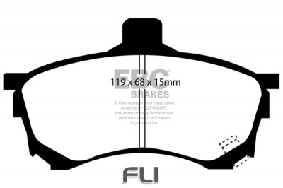 EBC DP1039 standaard Remblokken