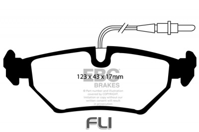 EBC DP1040 standaard Remblokken