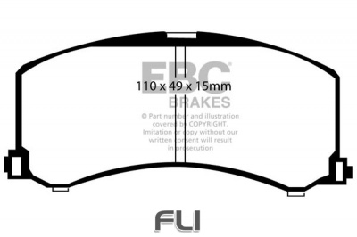 EBC DP1041 standaard Remblokken