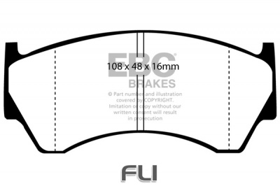 EBC DP1044 standaard Remblokken
