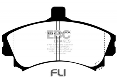 EBC DP1045 standaard Remblokken