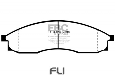 EBC DP1046 standaard Remblokken