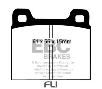 EBC DP104 standaard Remblokken