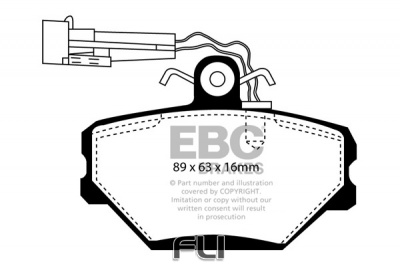 EBC DP1052_2 standaard Remblokken