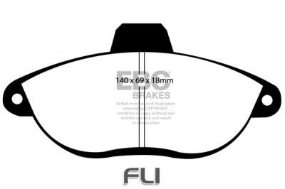 EBC DP1053 standaard Remblokken