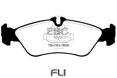 EBC DP1070_2 standaard Remblokken