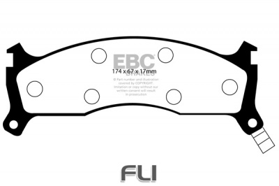 EBC DP1073 standaard Remblokken