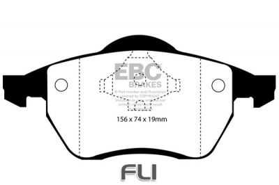 EBC DP1074 standaard Remblokken