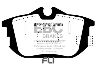 EBC DP1076 standaard Remblokken