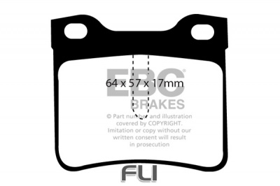 EBC DP1081 standaard Remblokken
