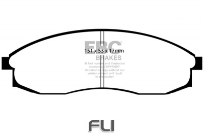 EBC DP1082 standaard Remblokken